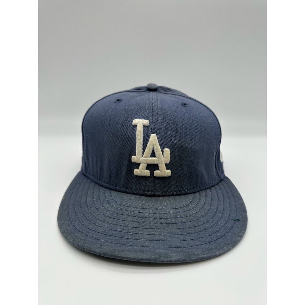 New Era‎ x Eric Emanuel LA Dodgers 59FIFTY Fitted Hat Size 7 5/8 Navy Blue